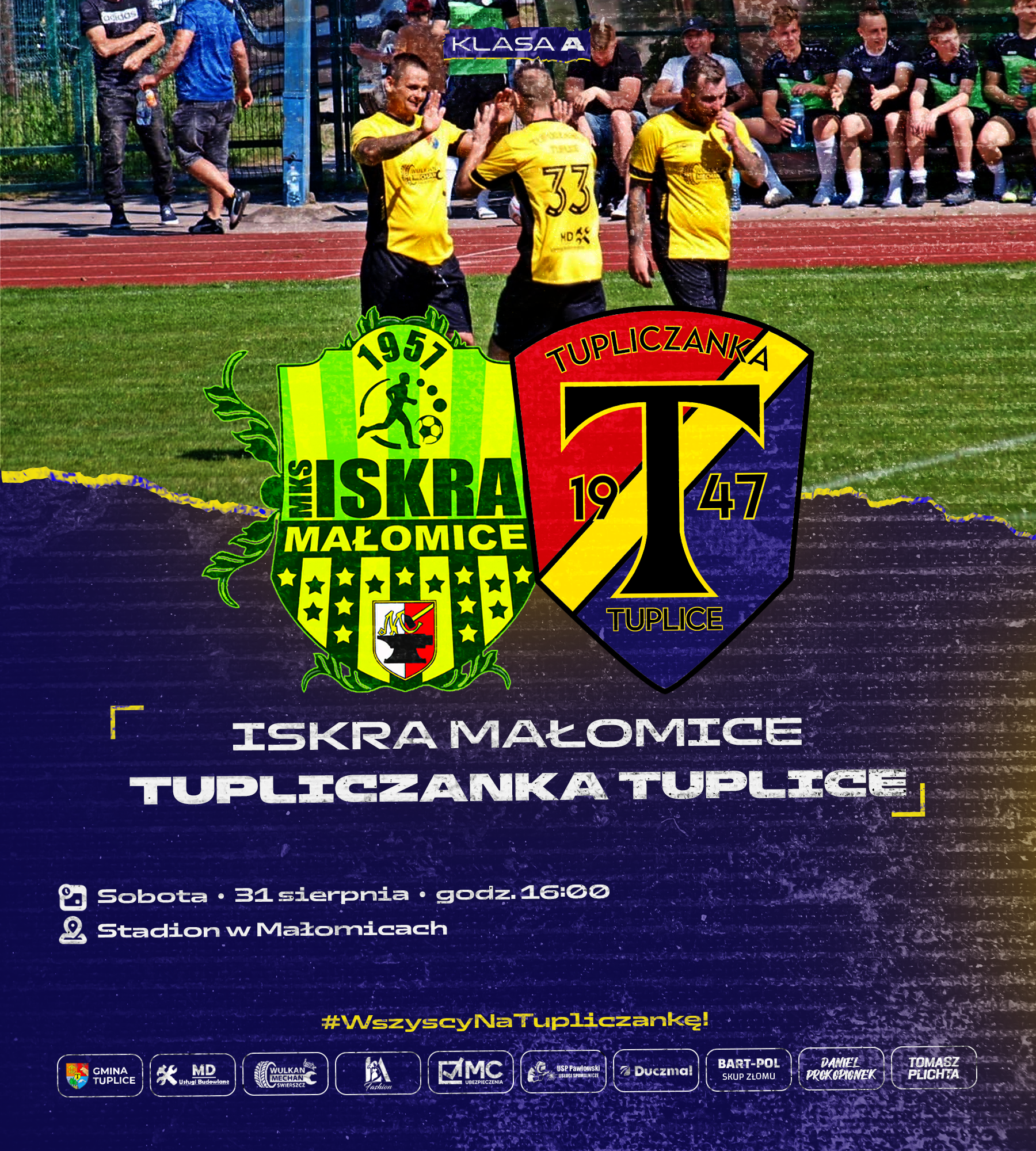 Grafika zapowiadająca mecz